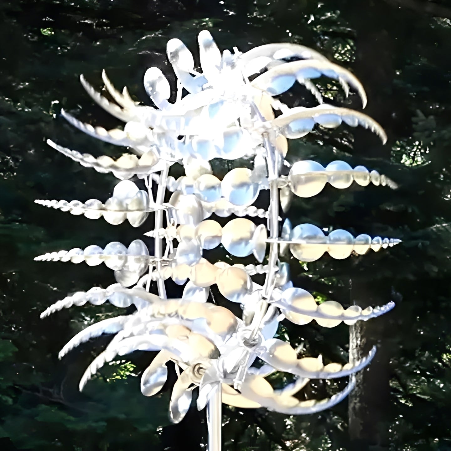 MetalWhirl – Moulin à vent en acier inoxydable