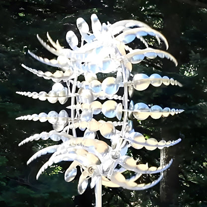 MetalWhirl – Moulin à vent en acier inoxydable