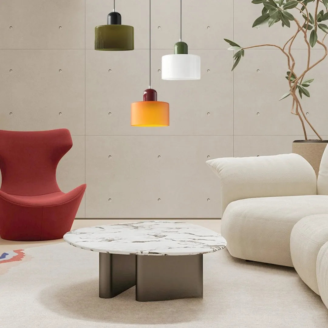 Elin – Lampe pendante en verre ronde