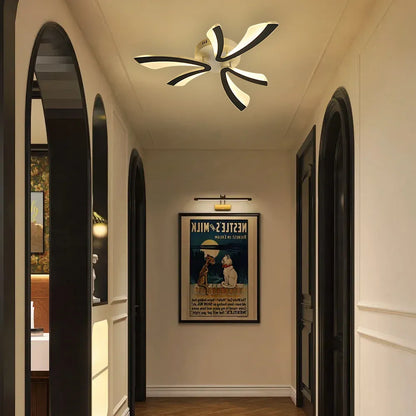 Myra – Moderne Acrylique Pétale LED Plafonnier