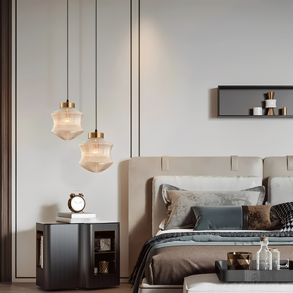 Leonard – Lustre en verre nordique
