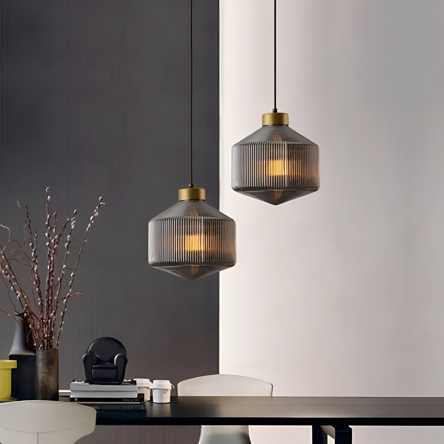 Leonard – Lustre en verre nordique