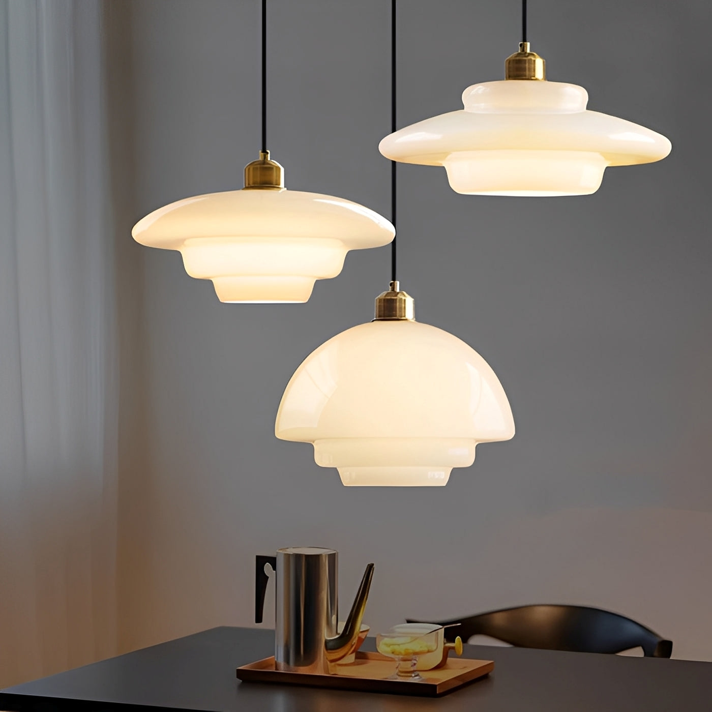 Lucine – Lustre en Verre Minimaliste