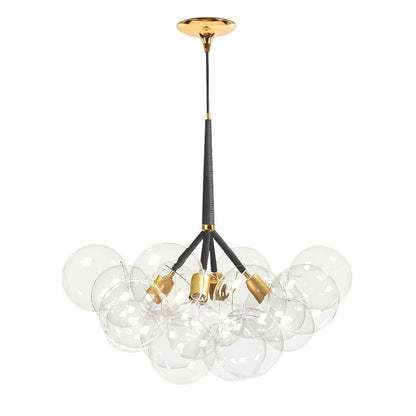 Mori – Grand Lustre en Verre Soufflé