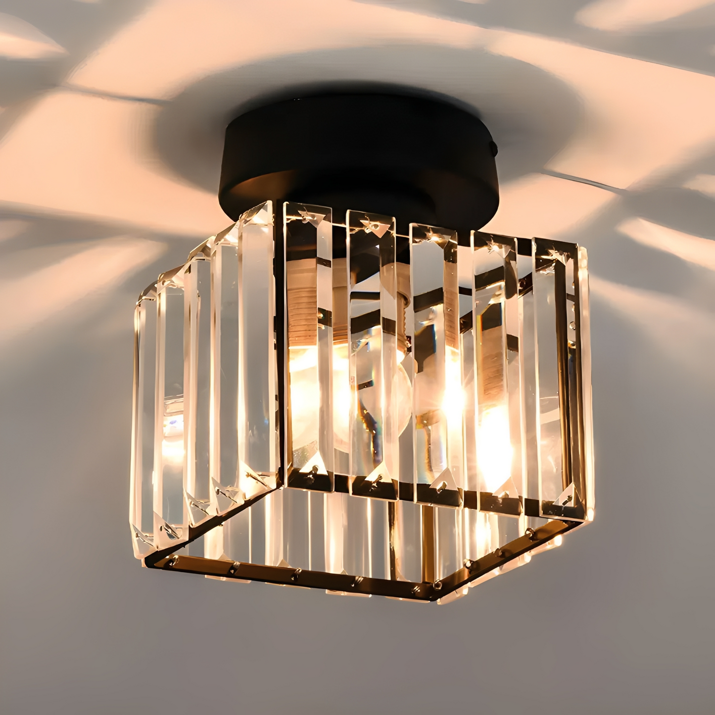 Tyrone – Lampe de plafond en cristal créative