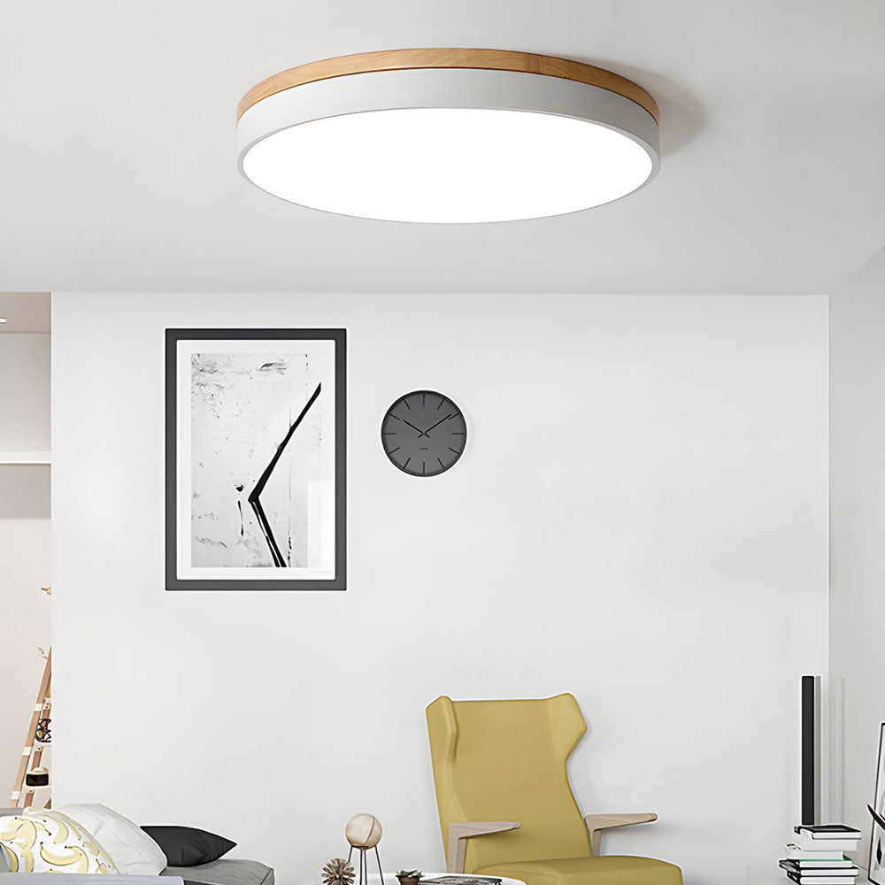 Camilla – Lampe de Plafond en Bois Naturel