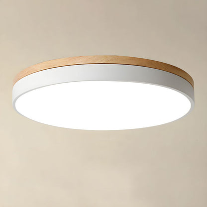 Camilla – Lampe de Plafond en Bois Naturel