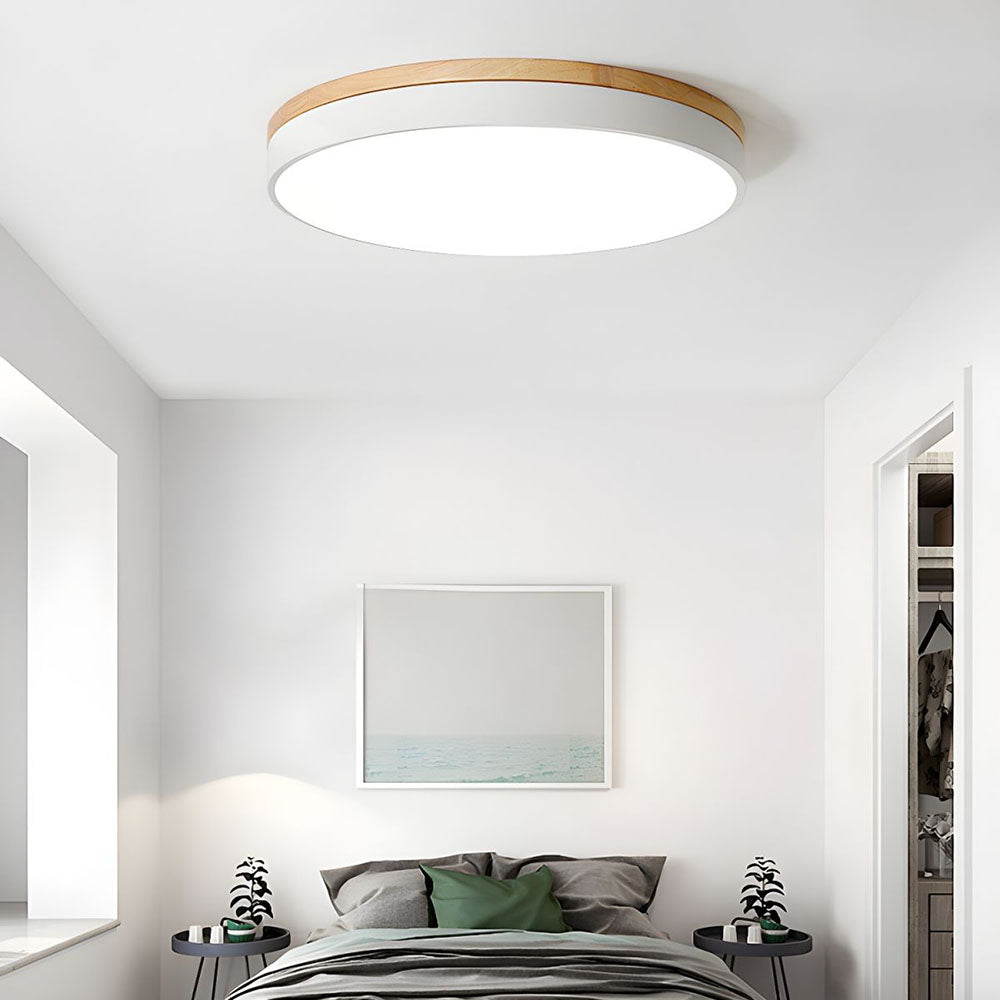 Camilla – Lampe de Plafond en Bois Naturel