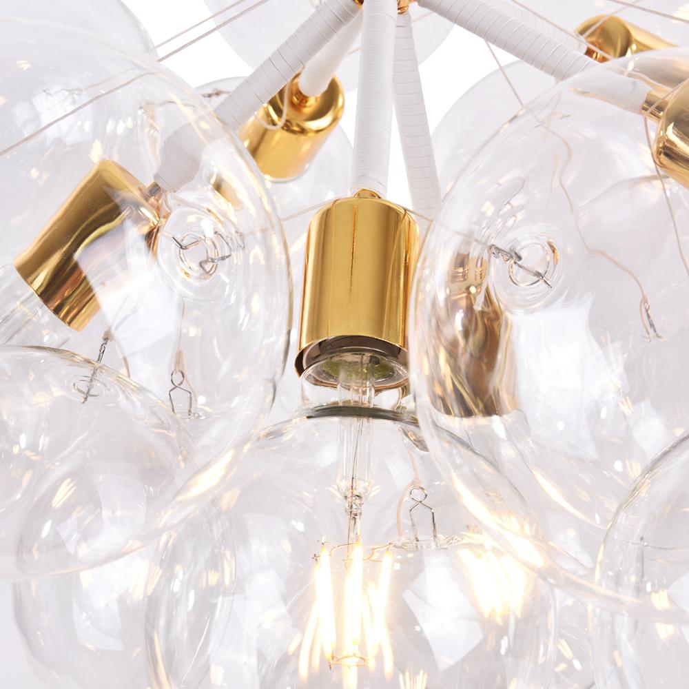 Mori – Grand Lustre en Verre Soufflé