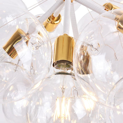 Mori – Grand Lustre en Verre Soufflé