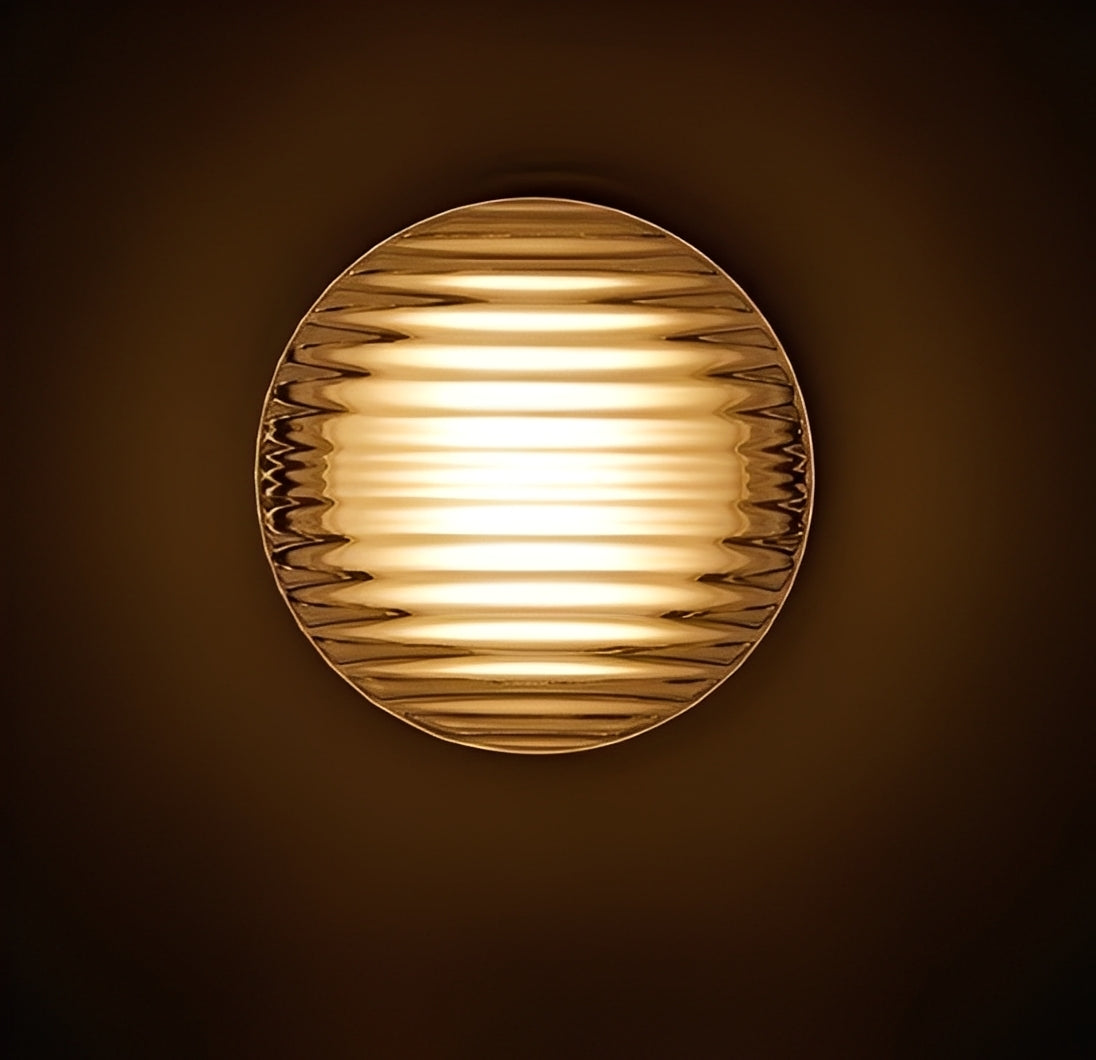 Kira – Lampe Murale Nordique avec Structure en Vagues
