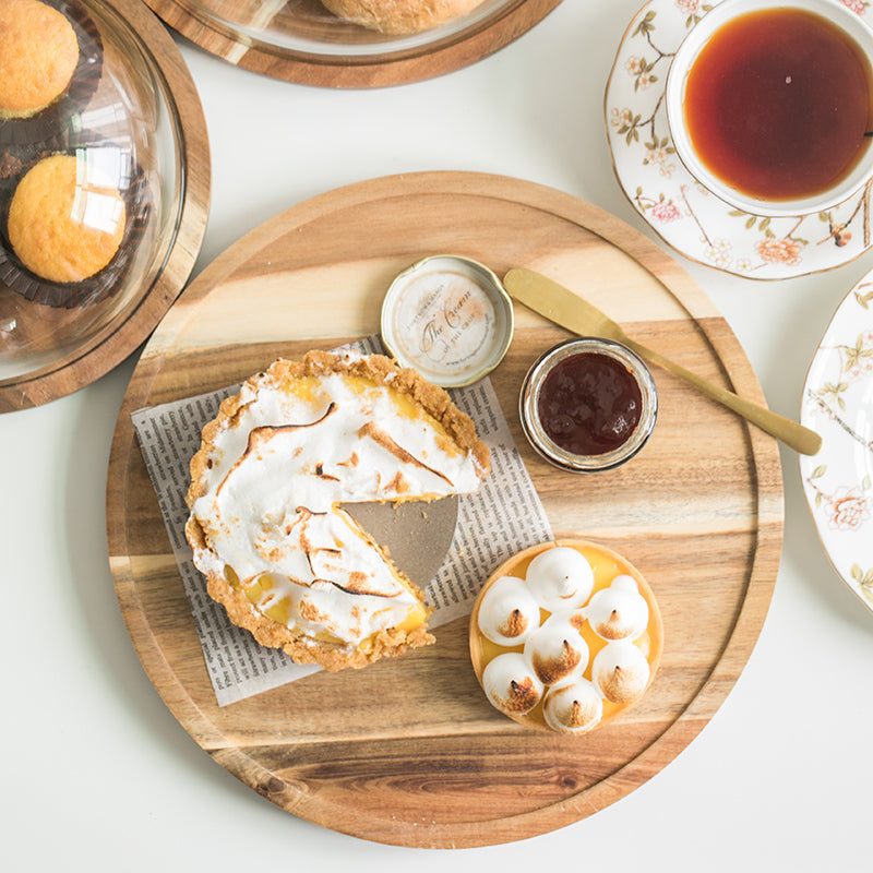 Elvra – Plat nordique en bois pour gâteau