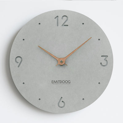 Skye – Horloge Murale Nordique Grise