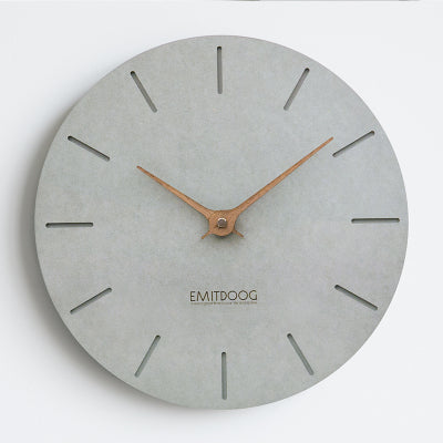 Skye – Horloge Murale Nordique Grise