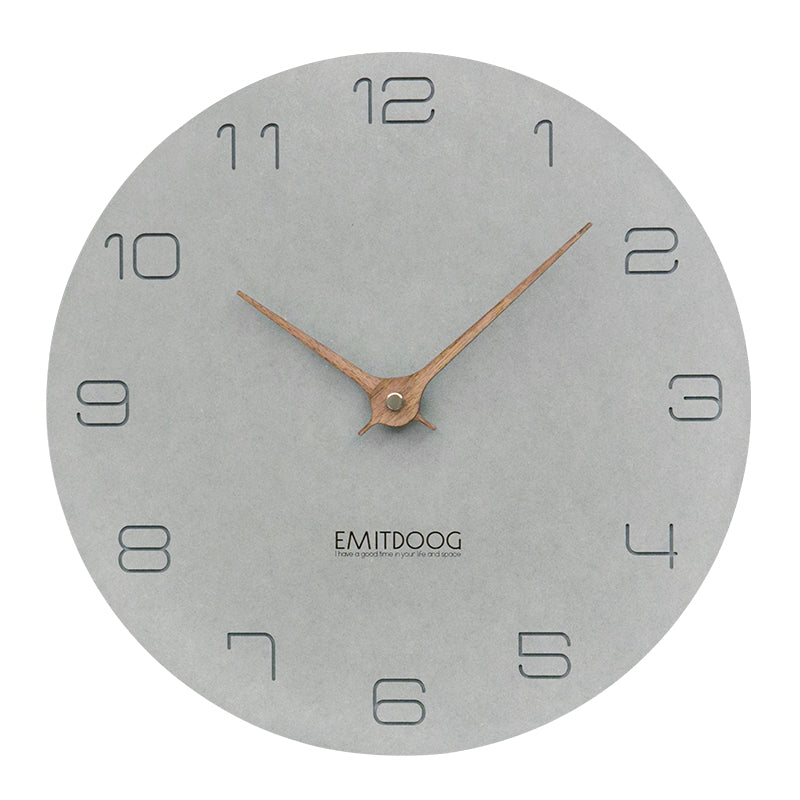 Skye – Horloge Murale Nordique Grise