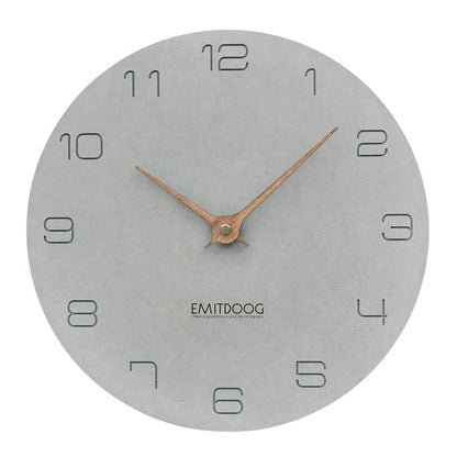 Skye – Horloge Murale Nordique Grise