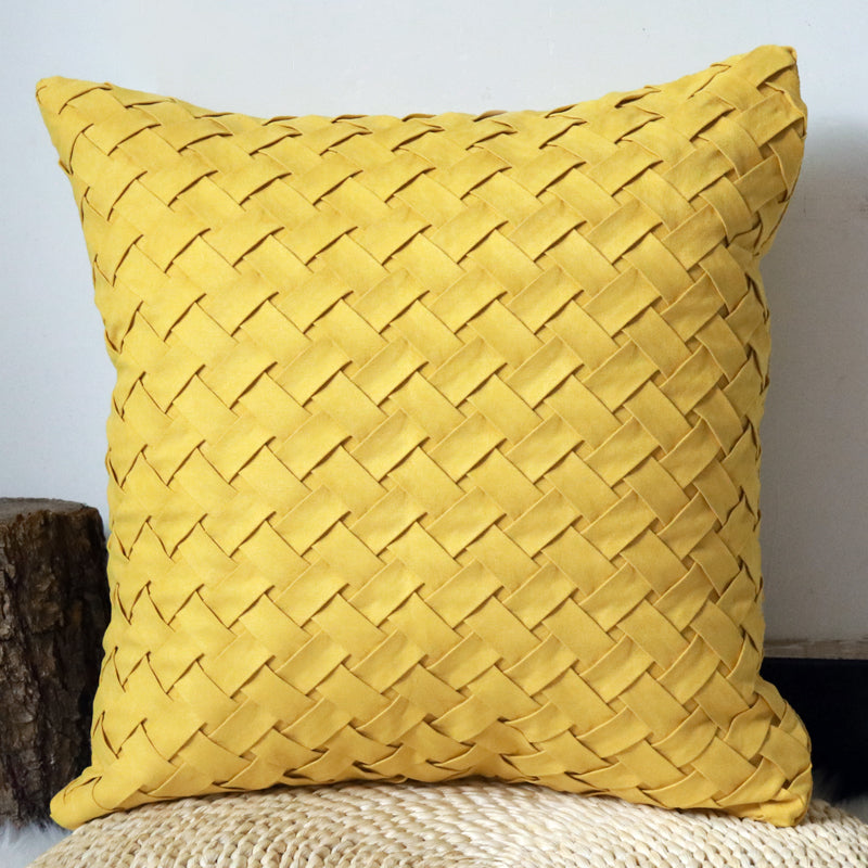 Nora – Coussin de canapé nordique à motif carreaux
