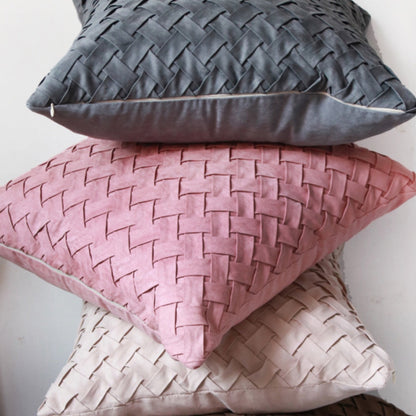 Nora – Coussin de canapé nordique à motif carreaux