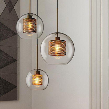 Dera – Suspension en verre moderne Chiswick