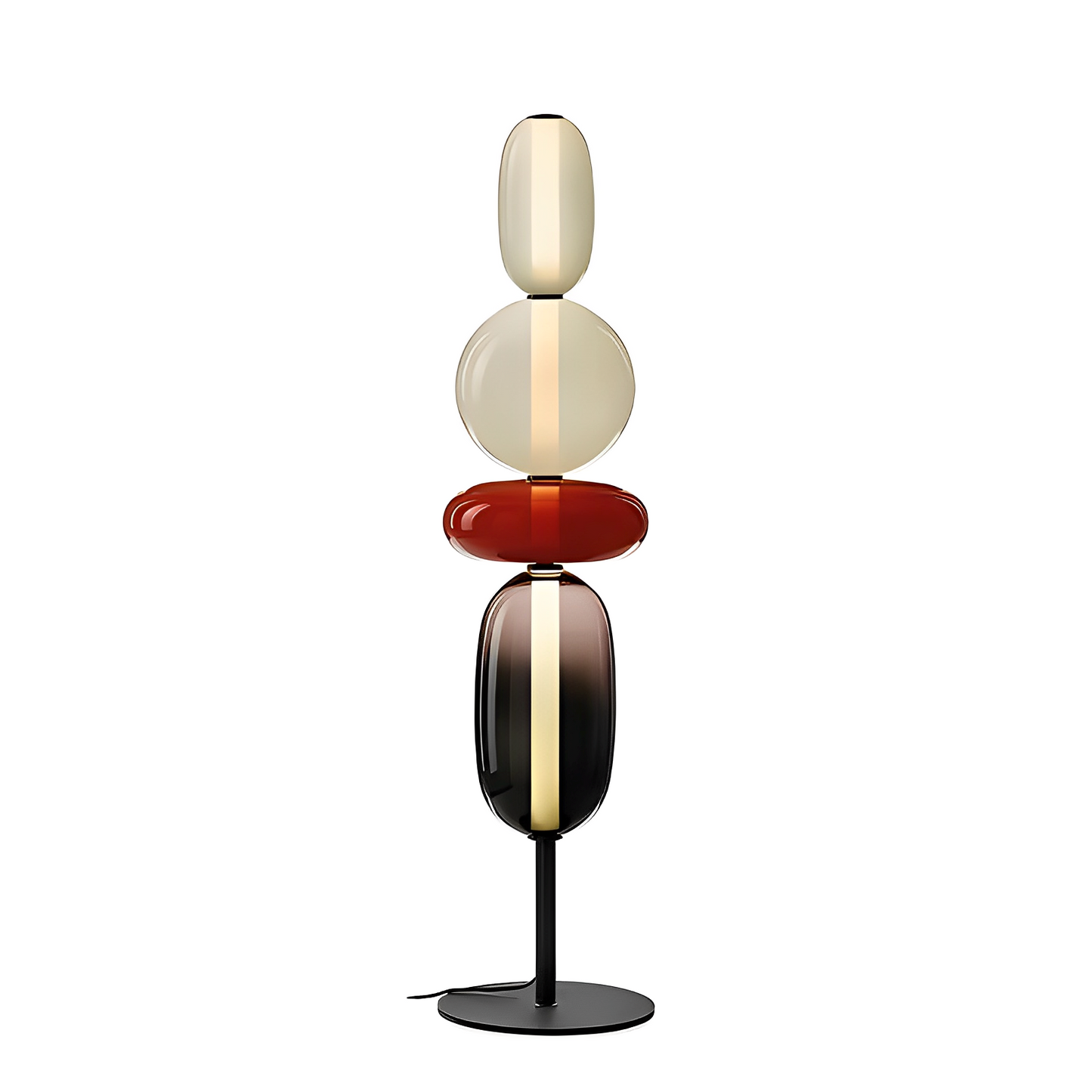 PrismGlow – Lampe en verre colorée avec jeux de lumière fascinants