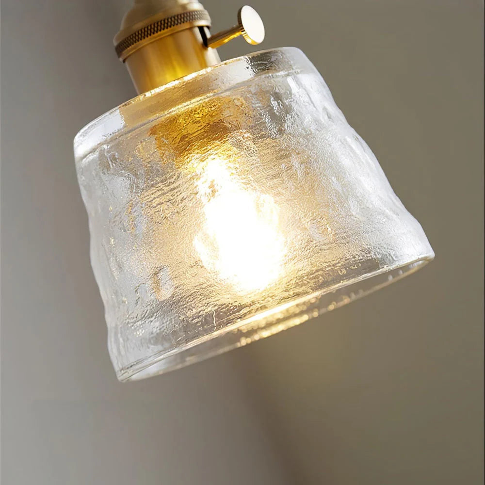 Miyu – Lampe en verre suspendue minimaliste
