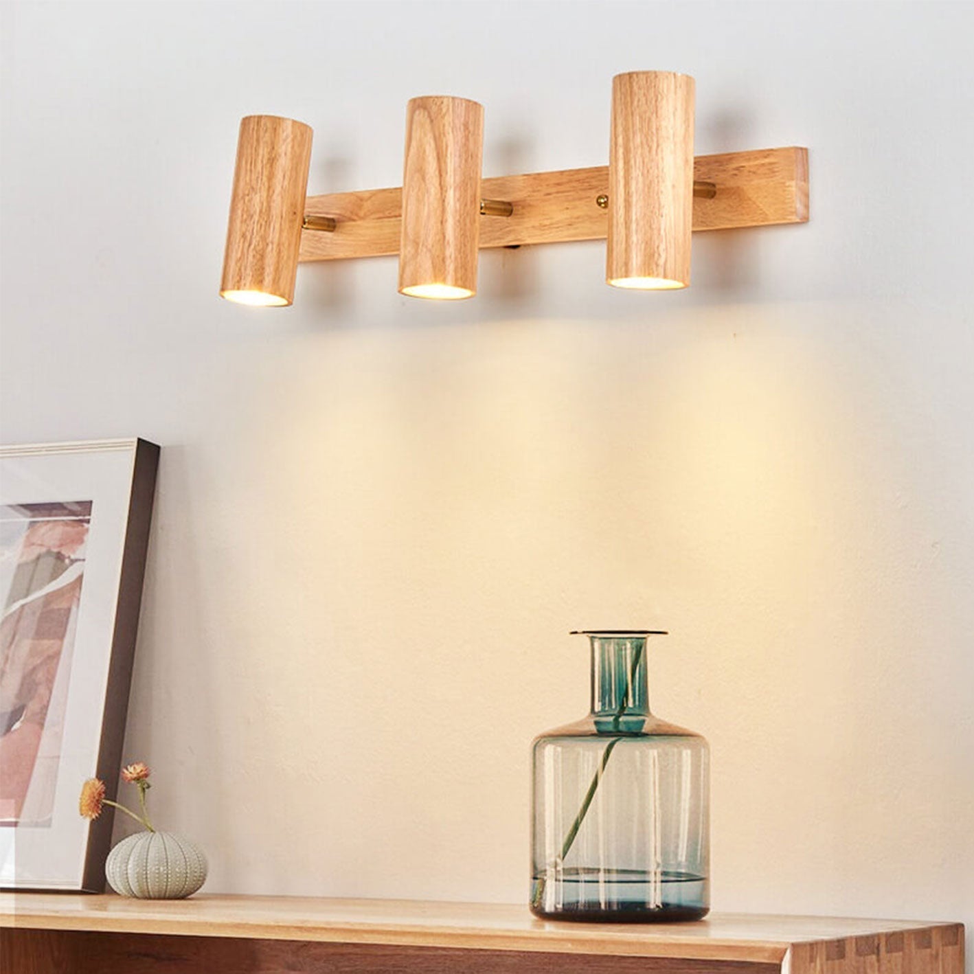 Nolan – Applique murale en bois moderne