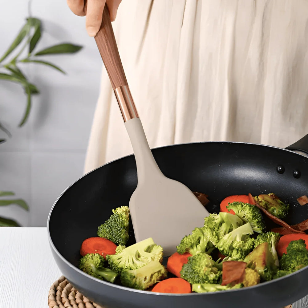 Leona – Set d'ustensiles de cuisine en silicone