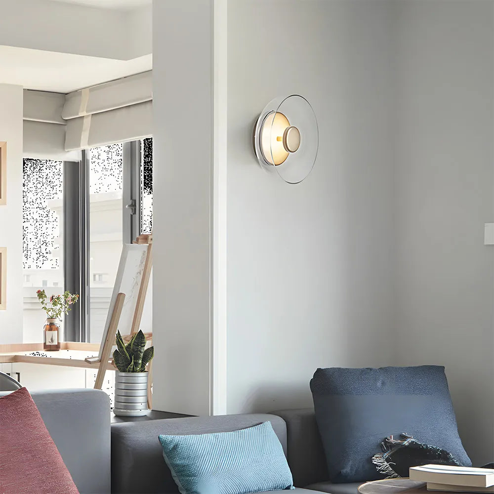 Fred – Lampe Murale en Verre Industrielle