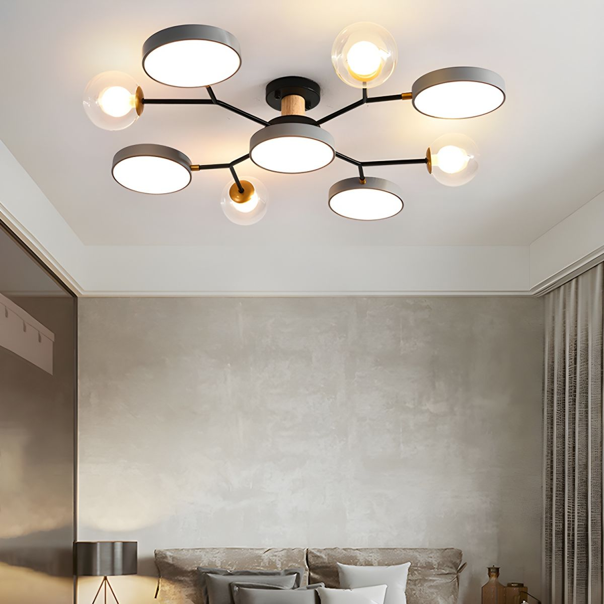 Darren – Lampe de plafond LED en design Branch