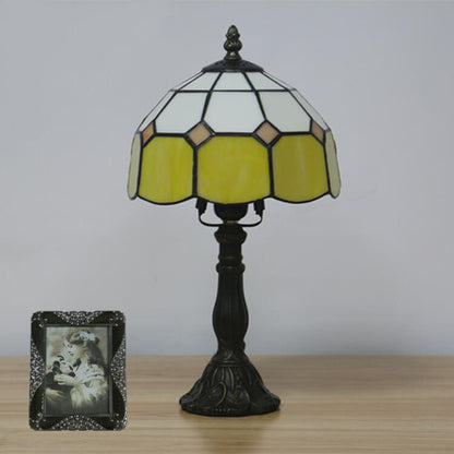 Seraphina – Lampe de table en verre Tiffany vintage