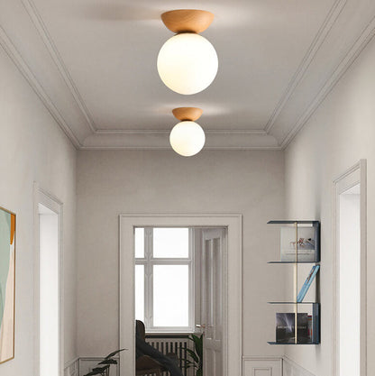 Nivara – Moderne Plafonnier en Bois