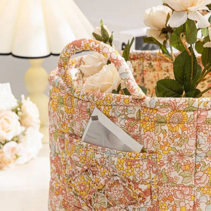 Yela – Panier en toile rustique