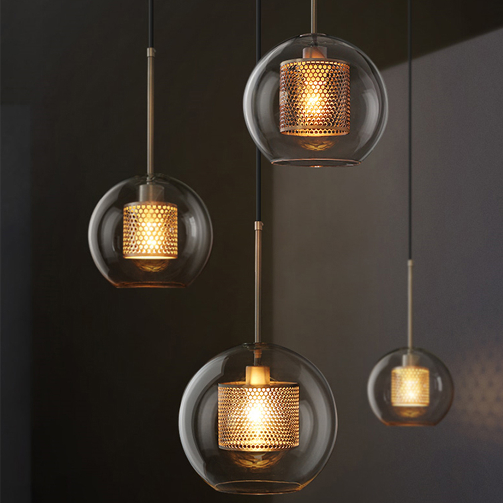 Rihan – Lustre en verre minimaliste