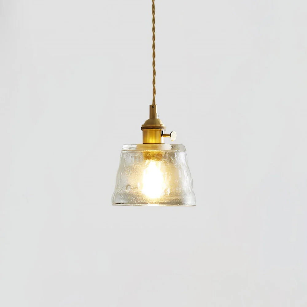 Miyu – Lampe en verre suspendue minimaliste