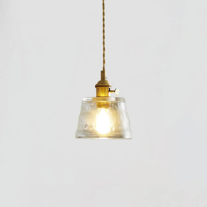 Miyu – Lampe en verre suspendue minimaliste