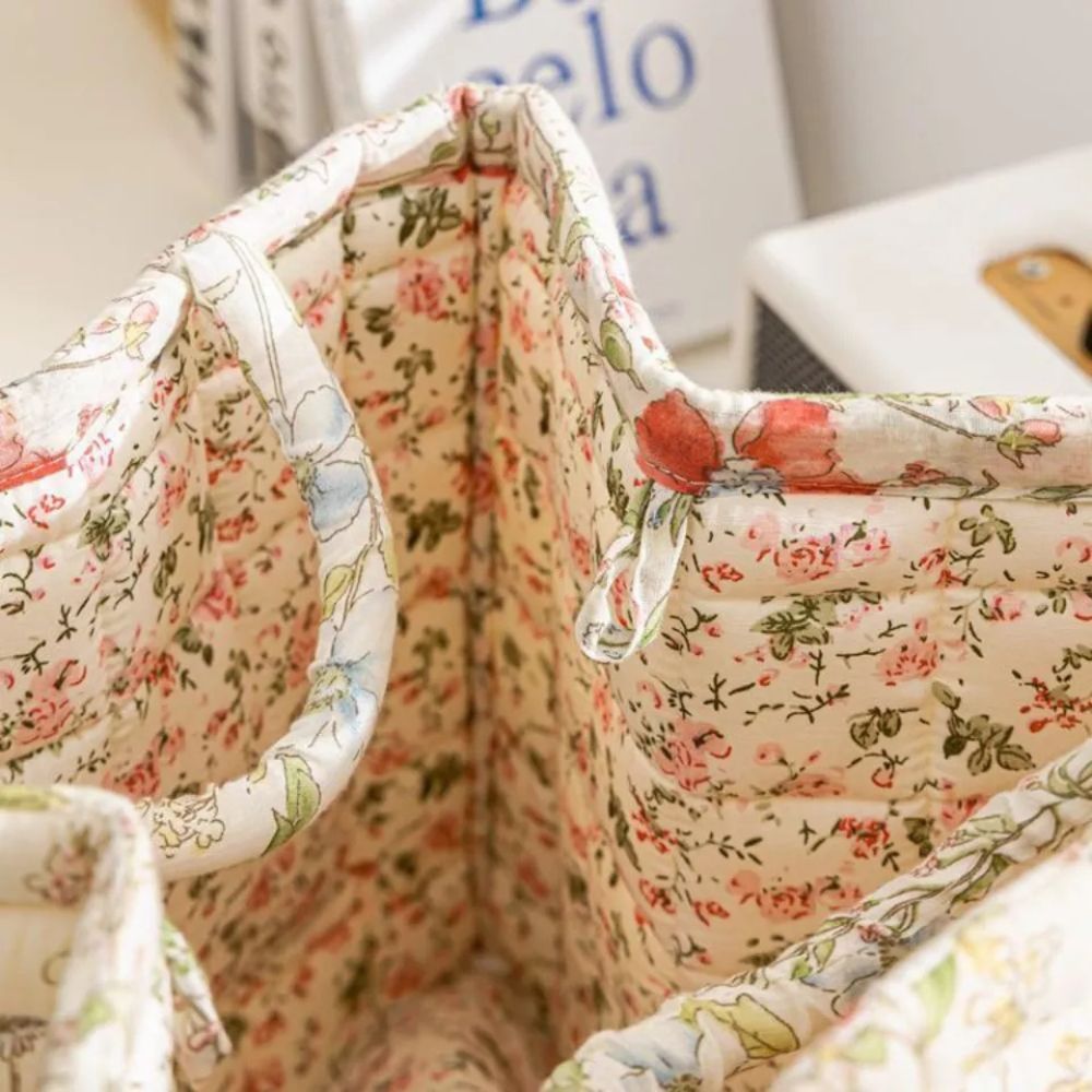 Yela – Panier en toile rustique