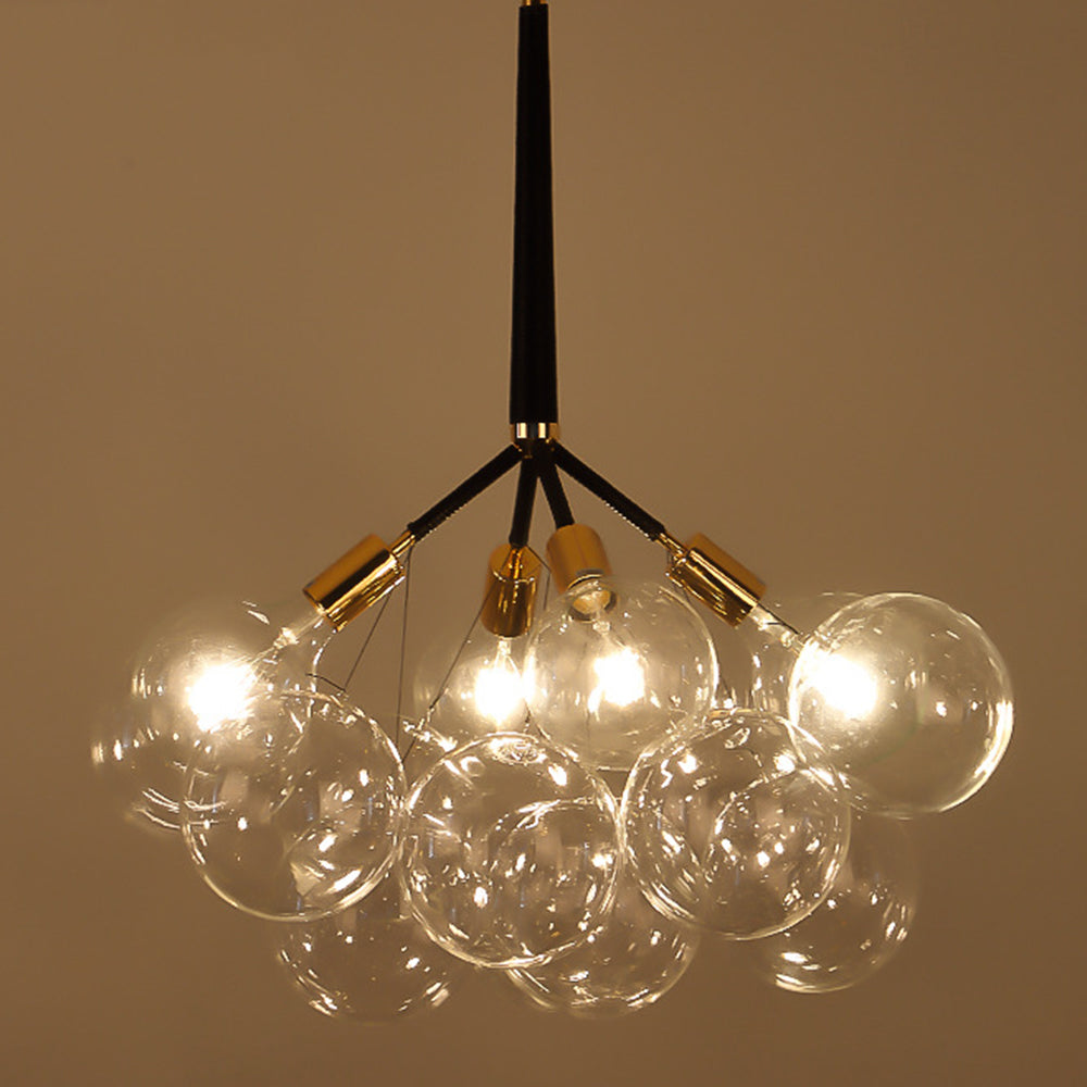 Mori – Grand Lustre en Verre Soufflé