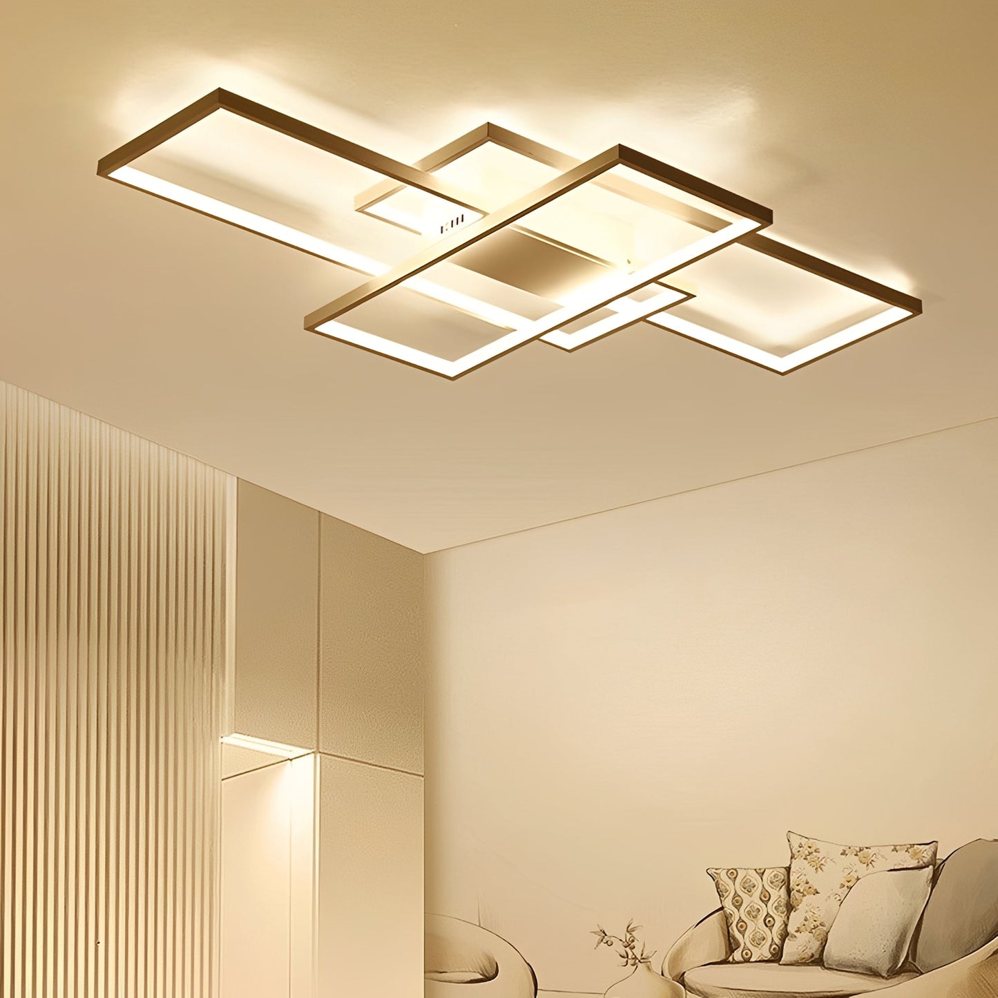 Avelin – Plafonnier LED moderne et luxueux