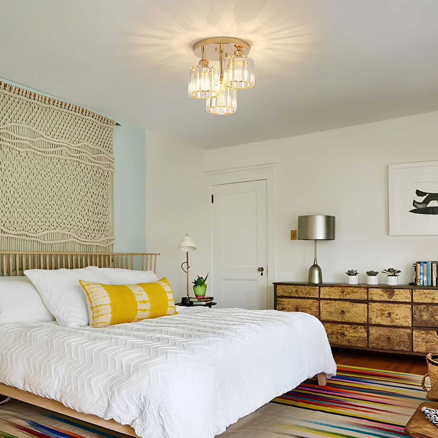 Emma – Moderne Plafonnier en Cristal