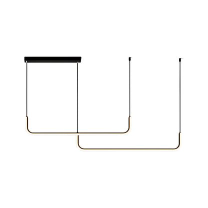 Analyn – Plafonnier LED minimaliste avec abat-jours en métal