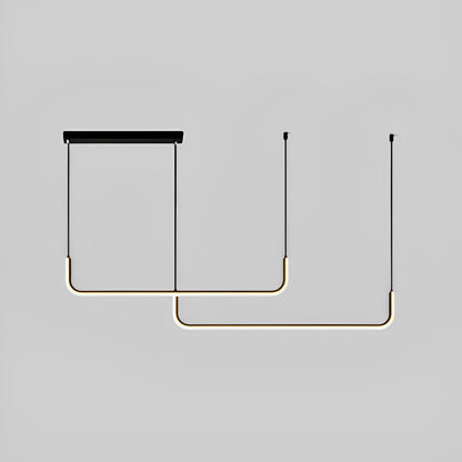 Analyn – Plafonnier LED minimaliste avec abat-jours en métal