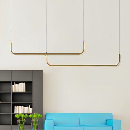 Analyn – Plafonnier LED minimaliste avec abat-jours en métal