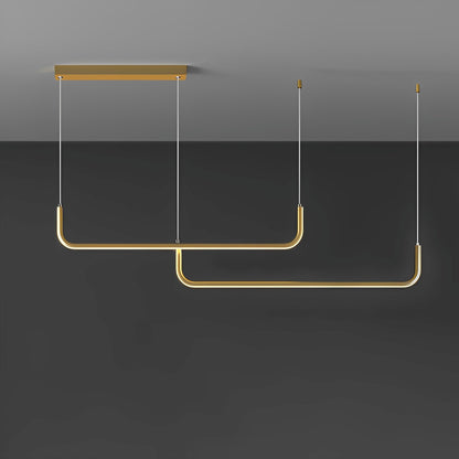 Analyn – Plafonnier LED minimaliste avec abat-jours en métal