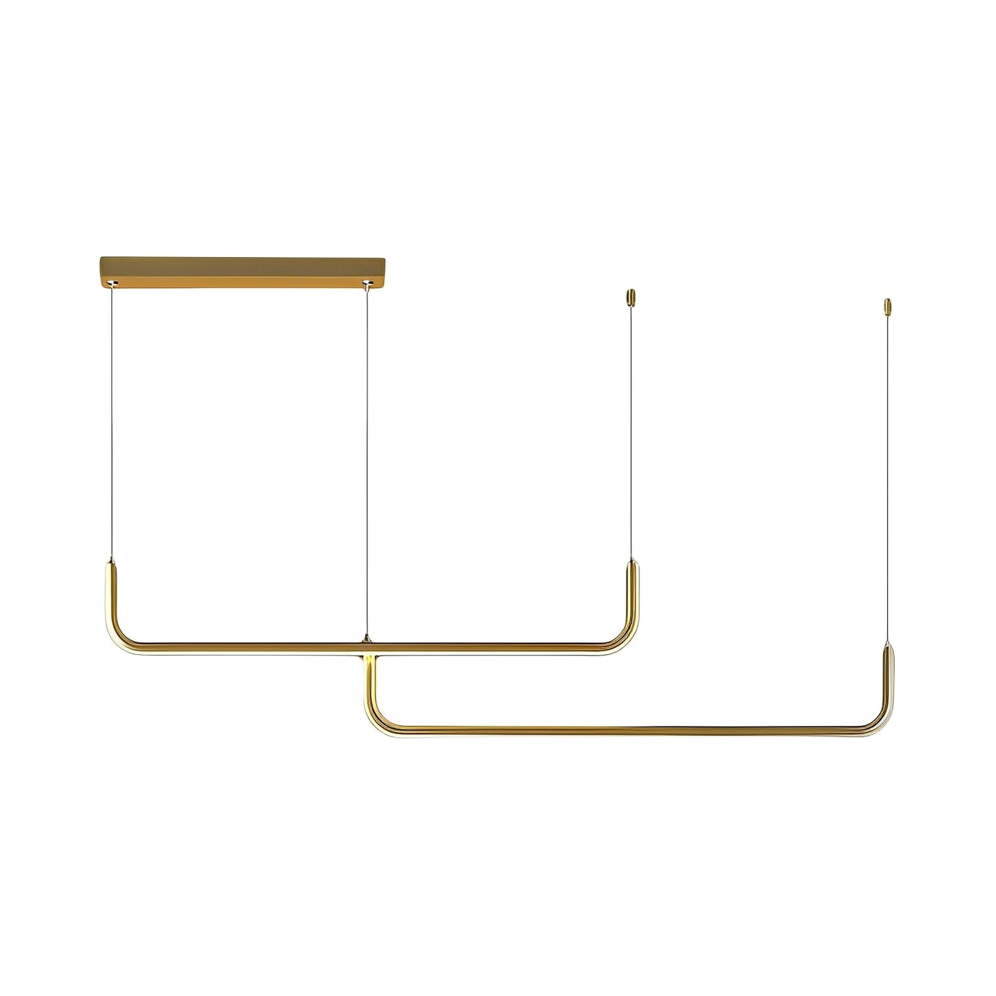 Analyn – Plafonnier LED minimaliste avec abat-jours en métal