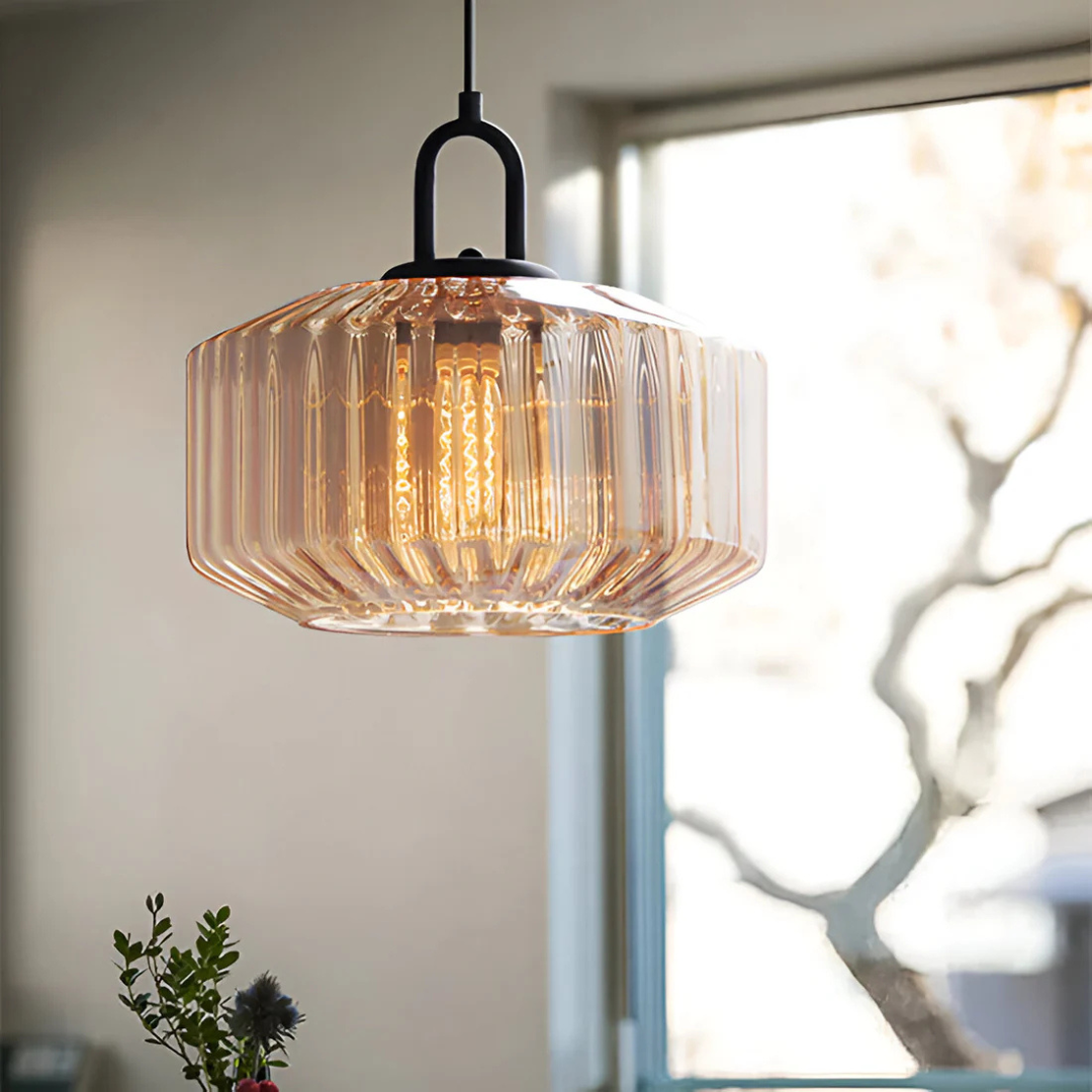 Vireon – Lampe suspendue en verre coloré de haute qualité