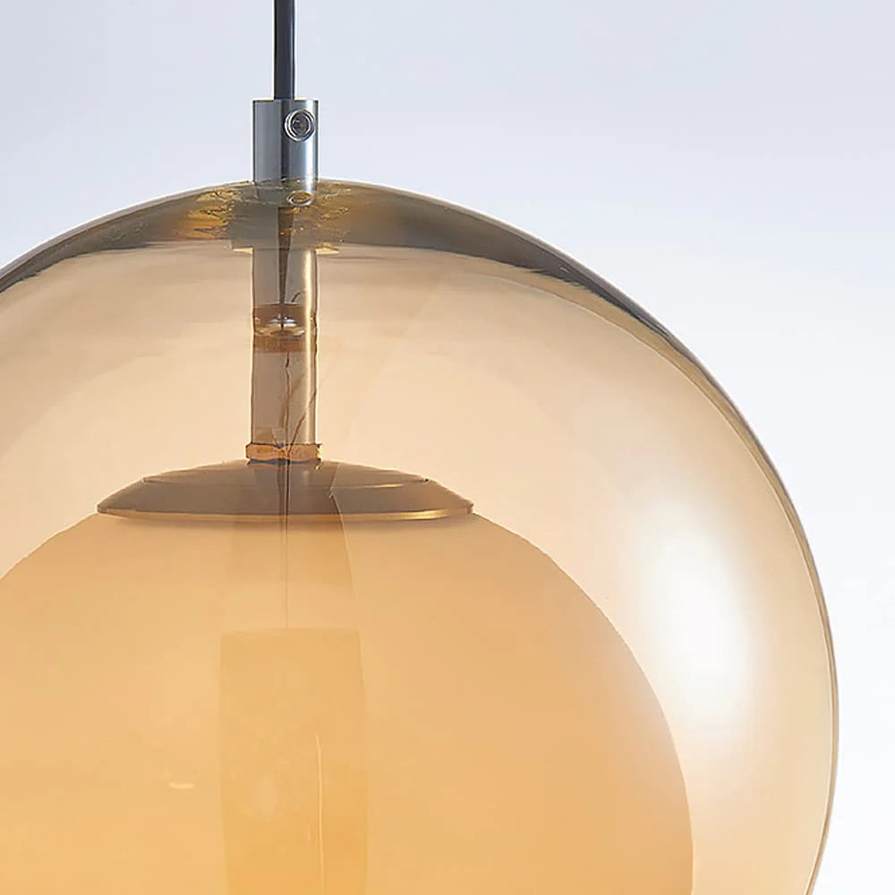 Yaori – Suspension Bauhaus rétro en orange