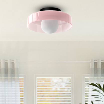 Solira – Lampe LED de plafond ronde avec fonction de montage mural