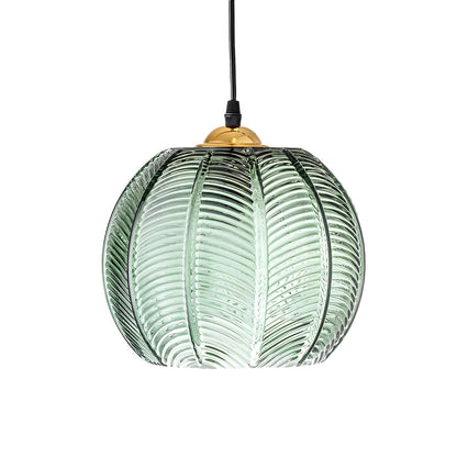 Pina – Suspension en verre cannelé