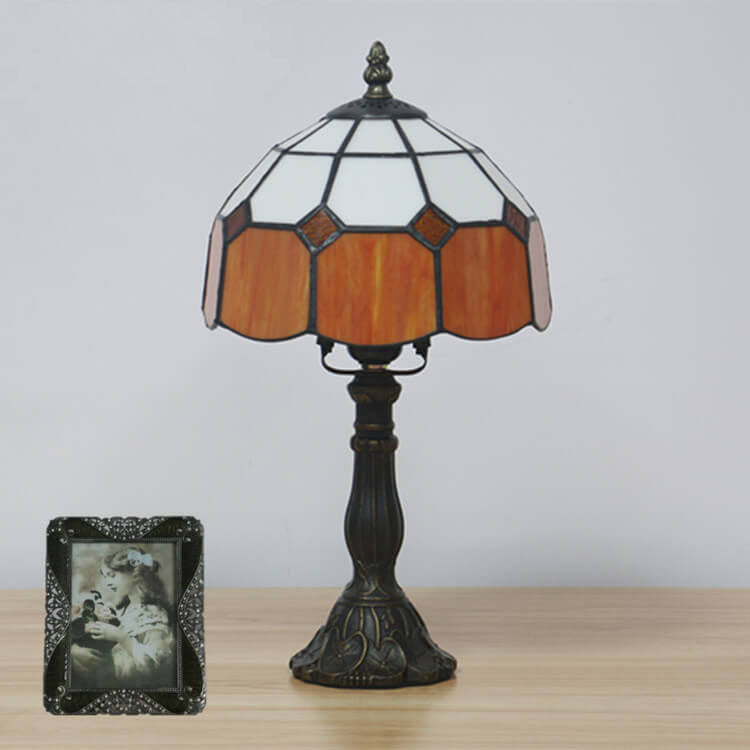 Seraphina – Lampe de table en verre Tiffany vintage