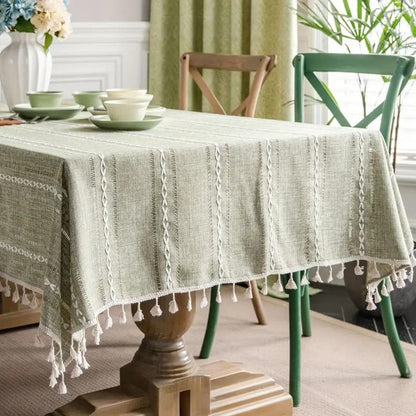 Bailey – Nappe élégante en coton-lin